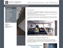Tablet Screenshot of microcemento-laspalmas.com